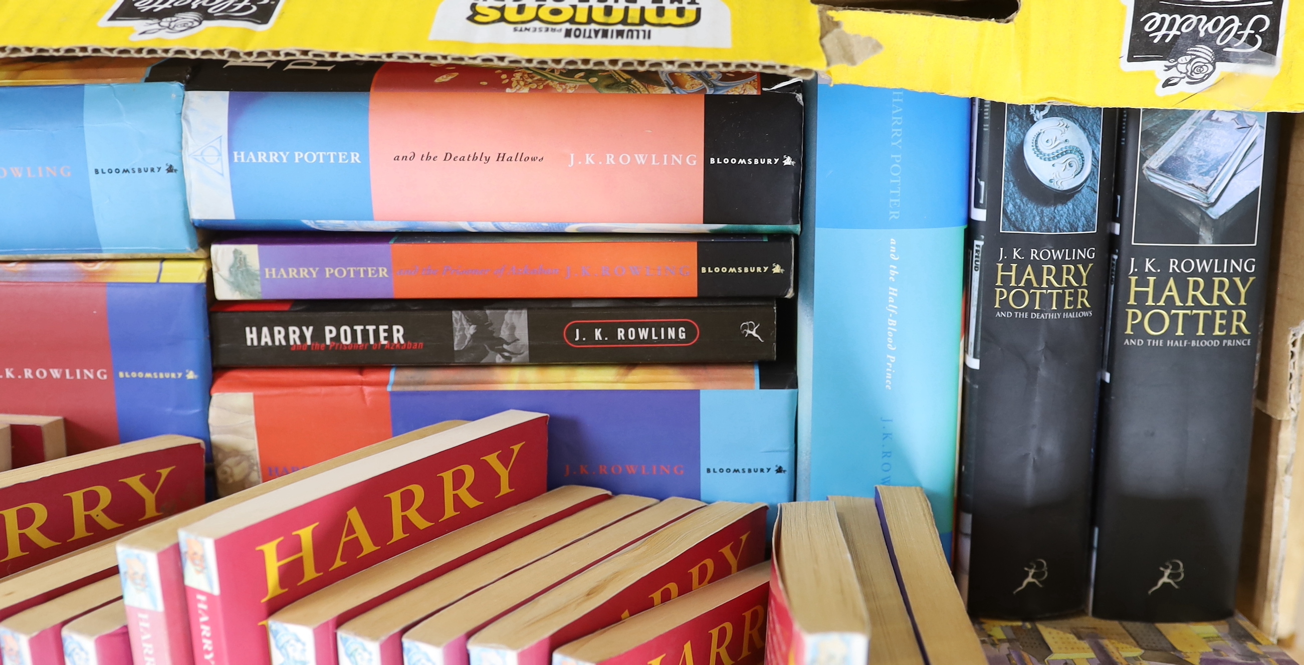 Harry Potter books including some 1st editions